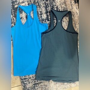 (2) Lululemon tanks size 8